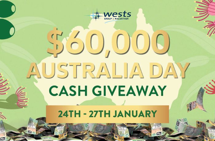 $60,000 Australia Day Cash Giveaway