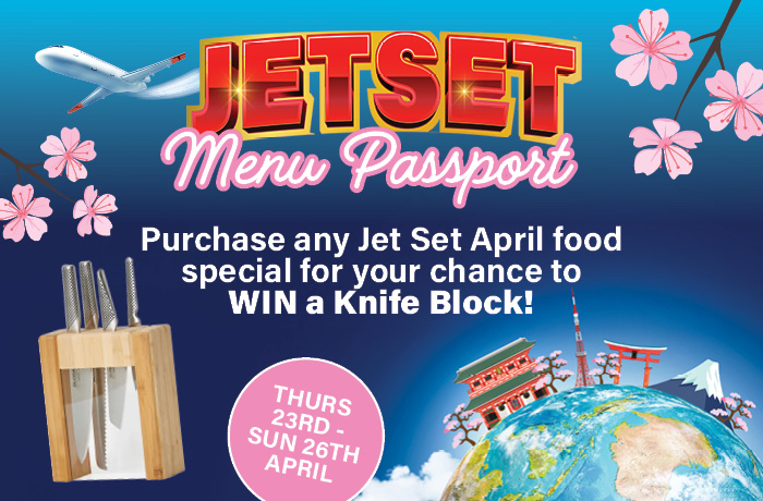 JET SET MENU PASSPORT