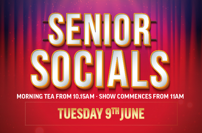 SENIOR SOCIALS - JUNE
